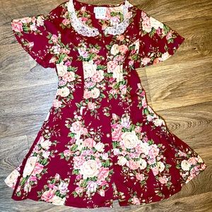 EUC Vintage 90s You Babes Floral Mini Dress